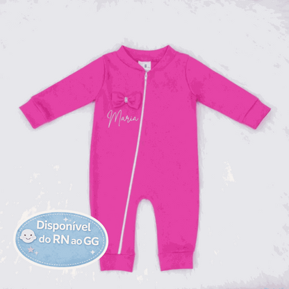Macacão Encanto do Nome Personalizado com o nome do bebê