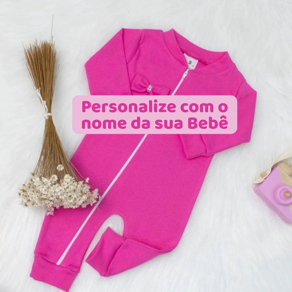 Macacão Encanto do Nome Personalizado com o nome do bebê