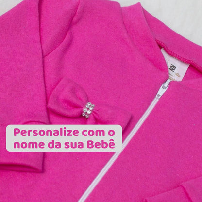 Macacão Encanto do Nome Personalizado com o nome do bebê